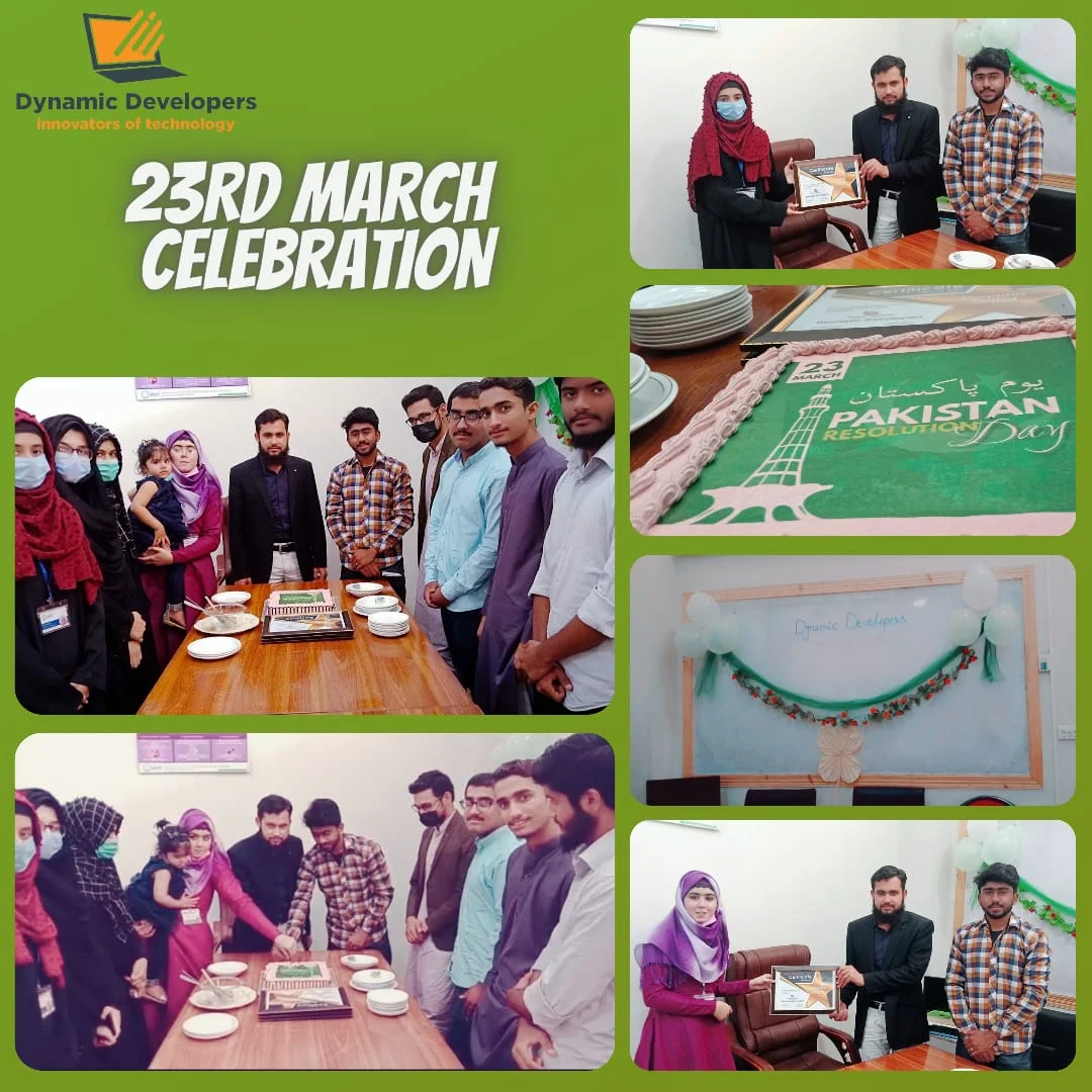 Pakistan Day Celebration by Dynamic Developers